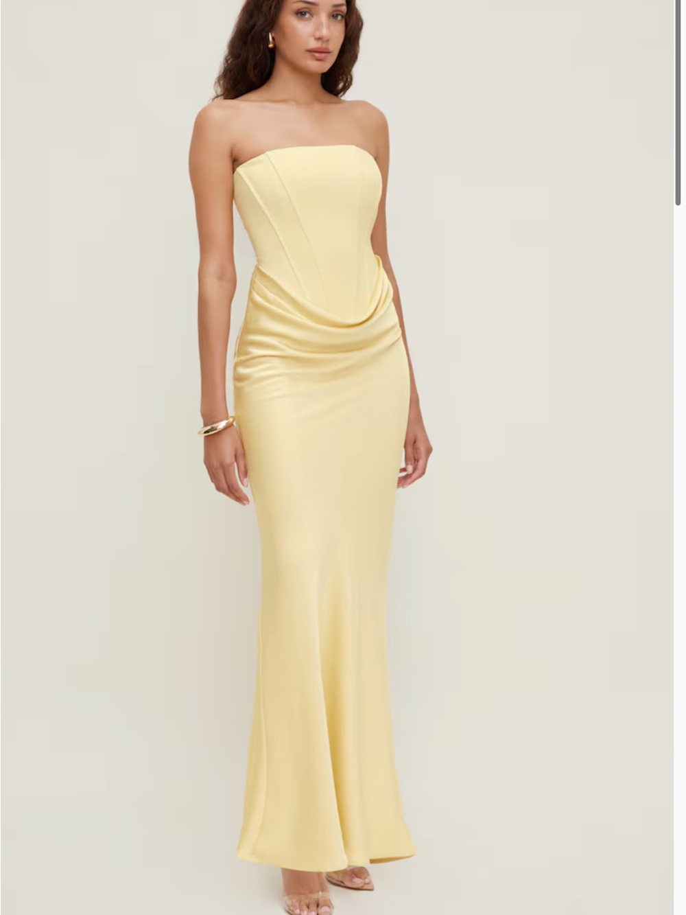 Strapless Corset maxi dress